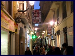 Murcia by night 05 -  Calle Traperia